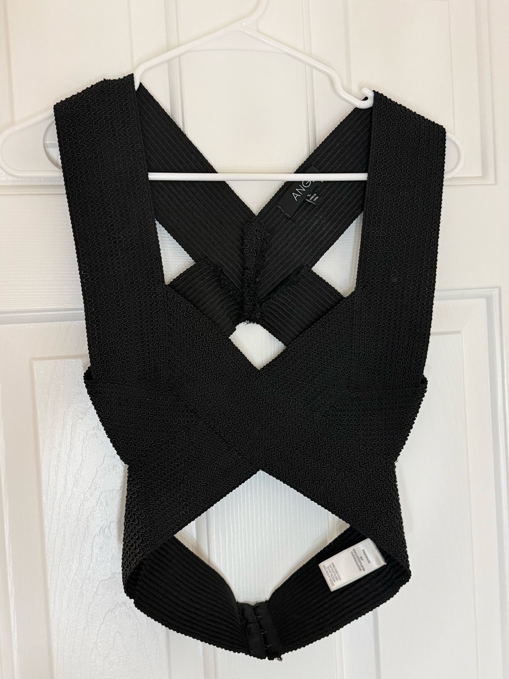 Y2K Party Club-Wear Crisscross Crop Top